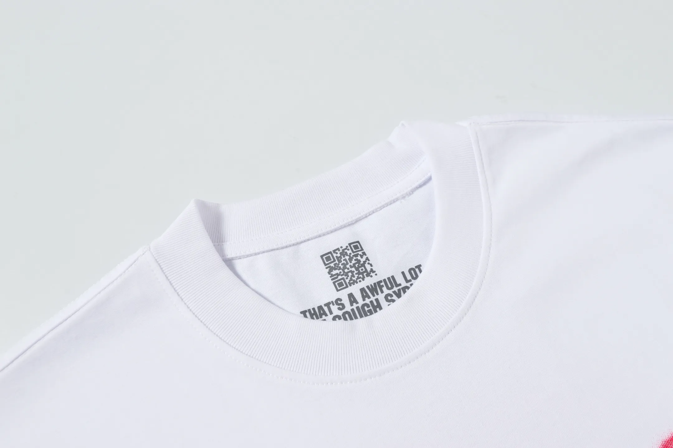 #White | THAT'S A AWFUL LOT OF COUGH SYRUP In Stock Real shot American simple trendy brand loose casual T-shirt Fabric (fabric): 32 counts Weight combed double yarn pure cotton Sizes (size): S-M L X L Color (colour): White